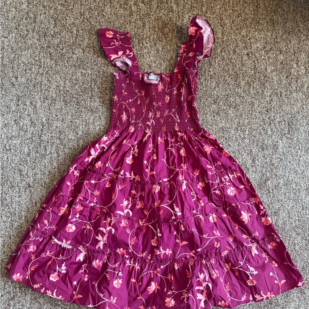 Hill House Floral Pink Kids Dress